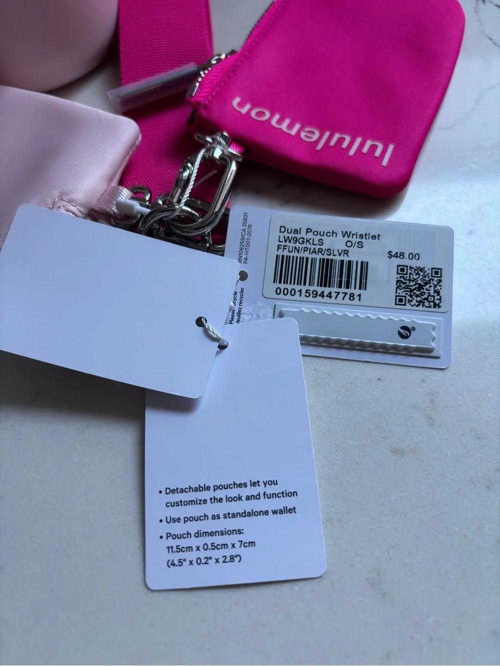 Lululemon Essentials Gift Set–Wristlet, Bottle, Bottle Bands + Tote $109 Value